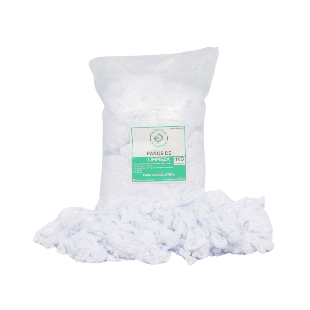 Huaipe blanco de algodón 500 gr - Imagen 3