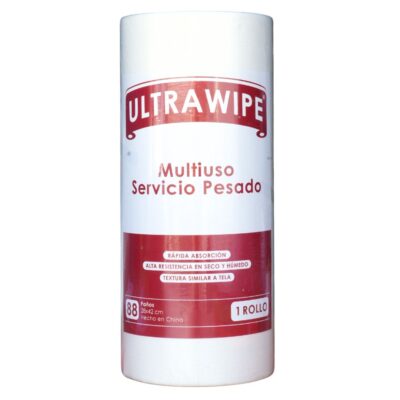 Paño Reutilizable Multiuso ULTRAWIPE – Rollo 88 Paños (28x42 cm)